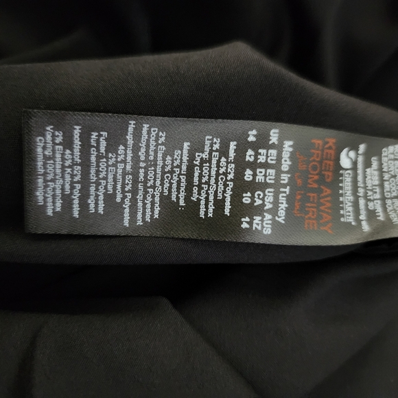 Karen Millen Spot Jacquard Full Skirted Tailored Midaxi Dress Black Polka Dot 10 - Picture 7 of 15